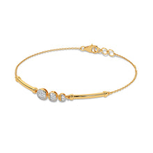 Eclipse Aura Gold Chain Bracelet