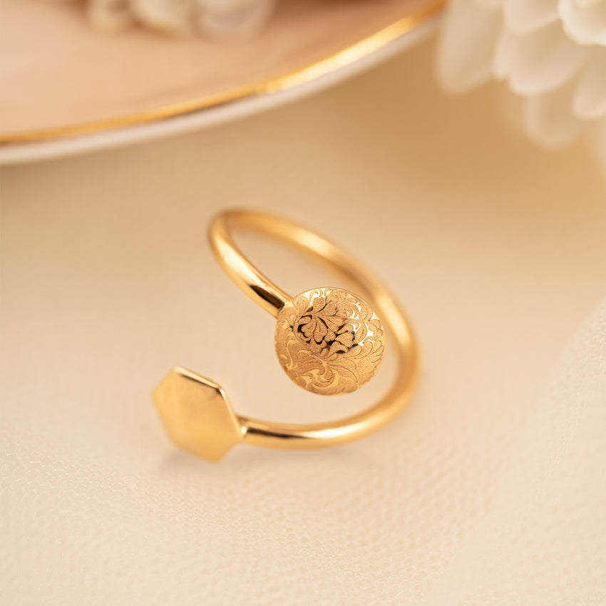 Lali Geometric Gold Ring