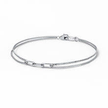 Interlinked Fashionable Platinum Bracelet