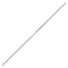 Interlinked Fashionable Platinum Bracelet